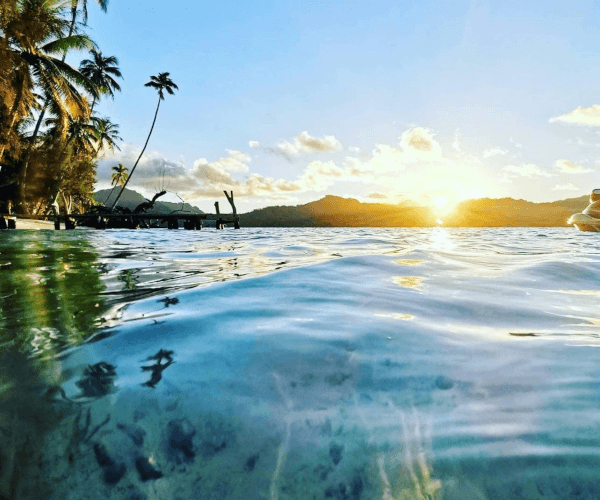 Activité jet-ski dans le lagon de Taha'a et Raiatea
